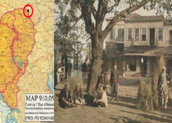 Molla e Kuqe, kufiri i vertete Shqiperi Serbi