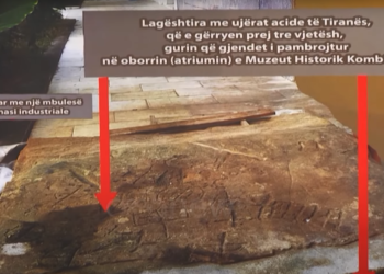 Guri prehistorik i gjetur në Xhuxhë të Mirditës në mëshirë të fatit.- Studiuesit akuza institucioneve