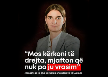 Deklarata e Brnabiqit kërcënim i hapur: “Mos kërkoni të drejta, mjafton që nuk po ju vrasim”