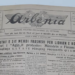 94 vjet më parë, më 19 shtator 1929, botohet në Tiranë gazeta “Arbënia”.