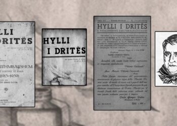 1 tetor 1913, përvjetori i botimit të numrit të parë të revistës “Hylli i Dritës”, i të pares rreze drite të mendimit dhe dijes