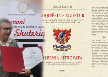 Lucia Nadin, laureate e çmimit “Shuteriqi” për veprën mbi Shkodrën
