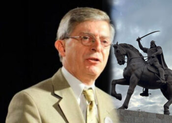 Përmendorja e Gjergj Kastriotit -Skenderbeu në Tuz të Malësisë së Madhe — mbrojtësit t’atdheut e të qytetrimit europian, në kuadër të 112-vjetorit të pavarësisë së Shqipërisë