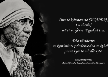 Nënë Tereza mes tri shesheve erdhi në atdheun e të parëve