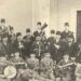 Orkestra Frymore “Zana e Malit”, e fotografuar më 25 mars 1912 në Shkup