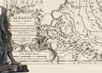  Një “Hartë për Shqiptarinë” nga Giacomo Cantelli da Vignola dhe emërtimet “Maqedonia Perëndimore” dhe “Epiri ose Shqipëria e poshtme”   