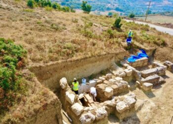 Qyteti antik Ilir/ Zbulohet muri rrethues i qytetit të poshtëm të Amantias, mendohet se u ndërtua në shekullin e III para Krishtit