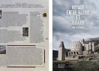 Revista franceze ”Figaro Histoire” lavdëruese mbi librin “Udhëtim midis Ilirisë dhe Shqipërisë”