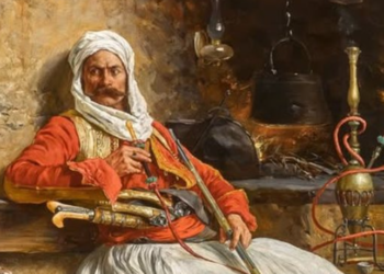 “Bashibozuku duke pushuar”, një shqiptar në tablonë e një mjeshtri serb