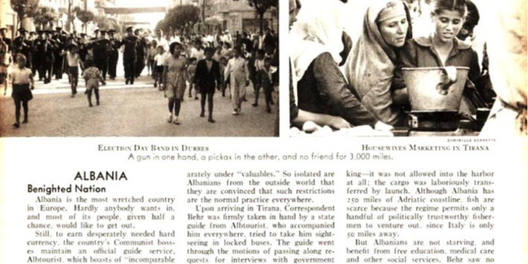 SHQIPËRIA DHE NJË KOMB NË TERR!Rrëfimi i Edward Behr, korrespondentit të “TIME” në Paris  