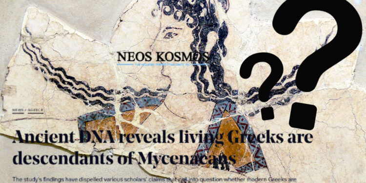 A mundet që vetëm 30 grekë modernë të përfaqësojnë ADN-në e një popullsie prej mbi 10 milionë banorësh?