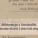 Alfabetarja e Stambollit, vepra që qëndron në themel të arsimit kombëtar