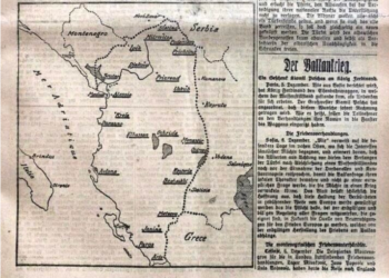 Një dëshmi e rrallë historike: Shqipëria në faqet e shtypit austriak më 1912, në momentin e lindjes së saj si shtet