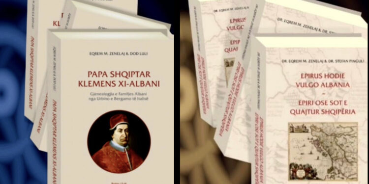 Studime historike dhe burime arkivore: Më 21 dhe 22 maj promovohen dy libra të Prof. Dr. Eqrem Zenelajt për Epirin dhe Papën shqiptar Klementi XI