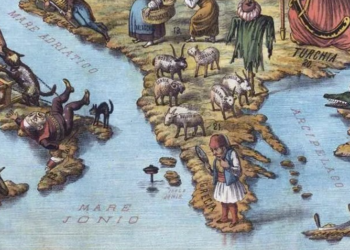 Perceptimi i popujve të Ballkanit në hartën satirike europiane të vitit 1871 dhe rikthimi aktual në historinë e së shkuarës