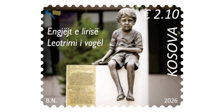 Posta e Kosovës lanson pullën postare “Engjëjt e Lirisë – Leotrimi i vogël”