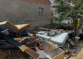 Auron Tare publikon pamjet e shtëpisë së rrënuar të Mitrush Kutelit